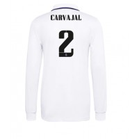 Real Madrid Daniel Carvajal #2 Fußballbekleidung Heimtrikot 2022-23 Langarm